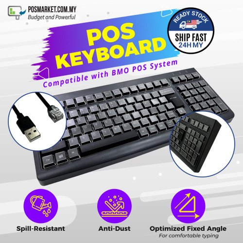 USB Wired POS Keyboard