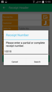 pos system setup singapore xpress waiter android 10 receipt header