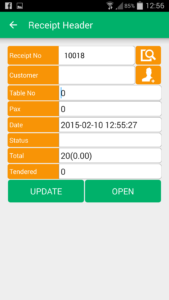 pos system setup singapore xpress waiter android 11 receipt header